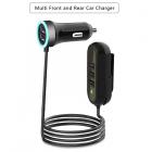 Multi 5 Ports Car Charger For iphone Samsung Tablet rear seat fast car_1